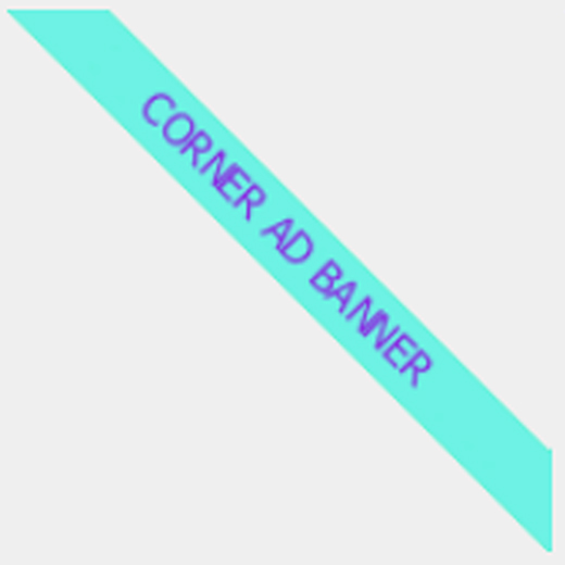 Corner Ad Banner