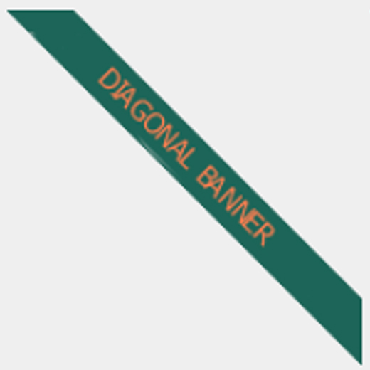 Diagonal Banner