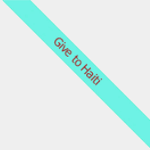 Haiti Donation Ribbon